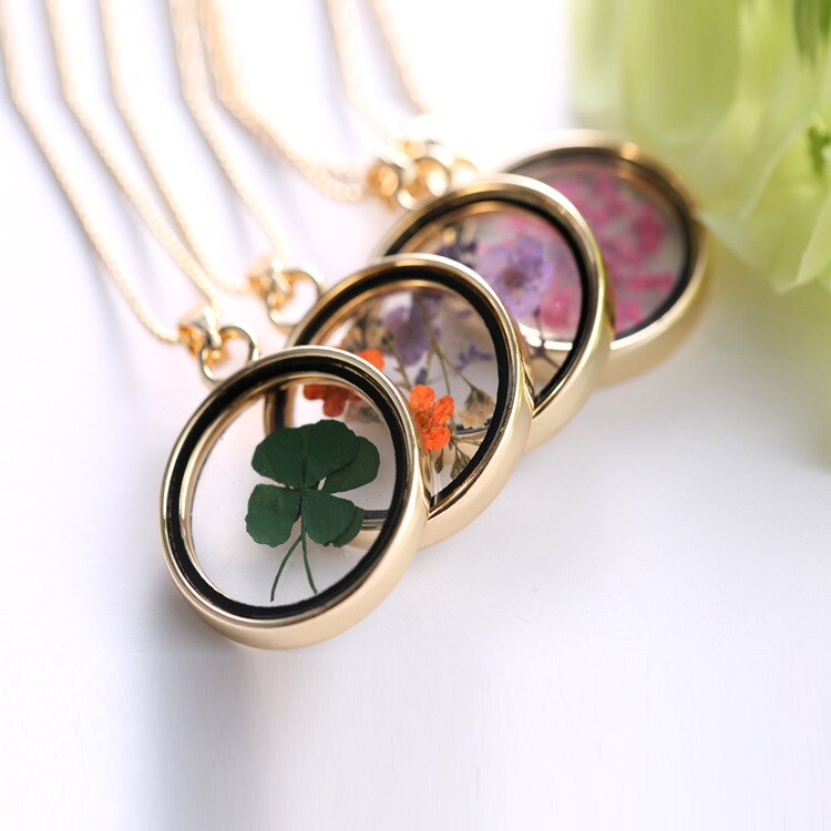 Dried Flower Necklace (10 Designs)