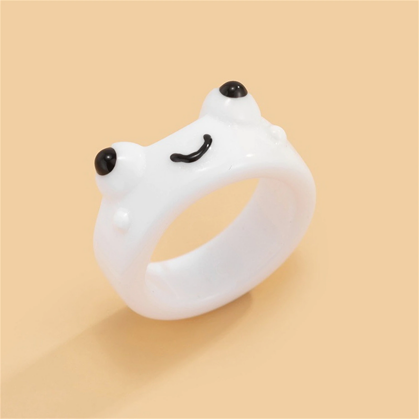 Happy Froggy Ring (4 Colours)