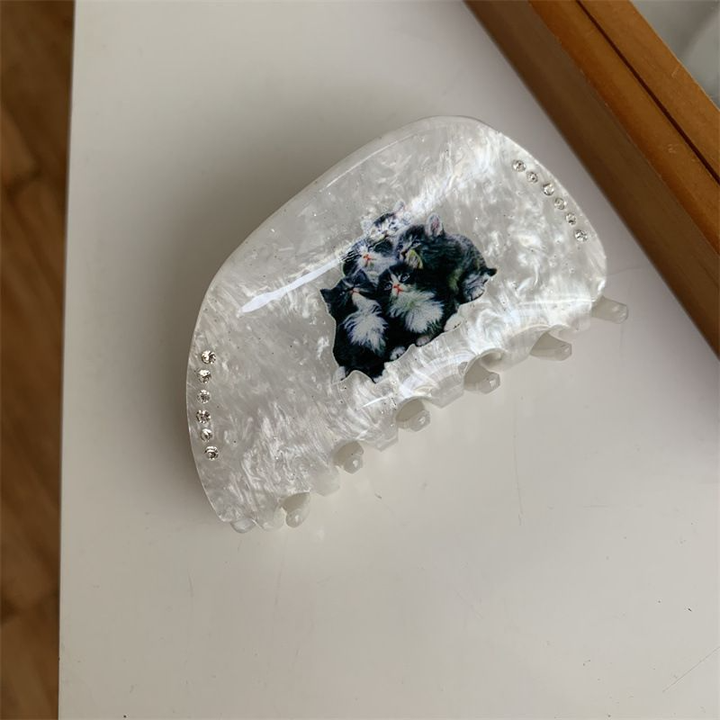 Y2k Acrylic Cat Claw Clip (4 Colours)