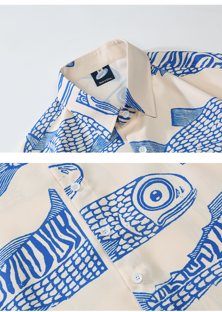 Fish Pattern Blouse