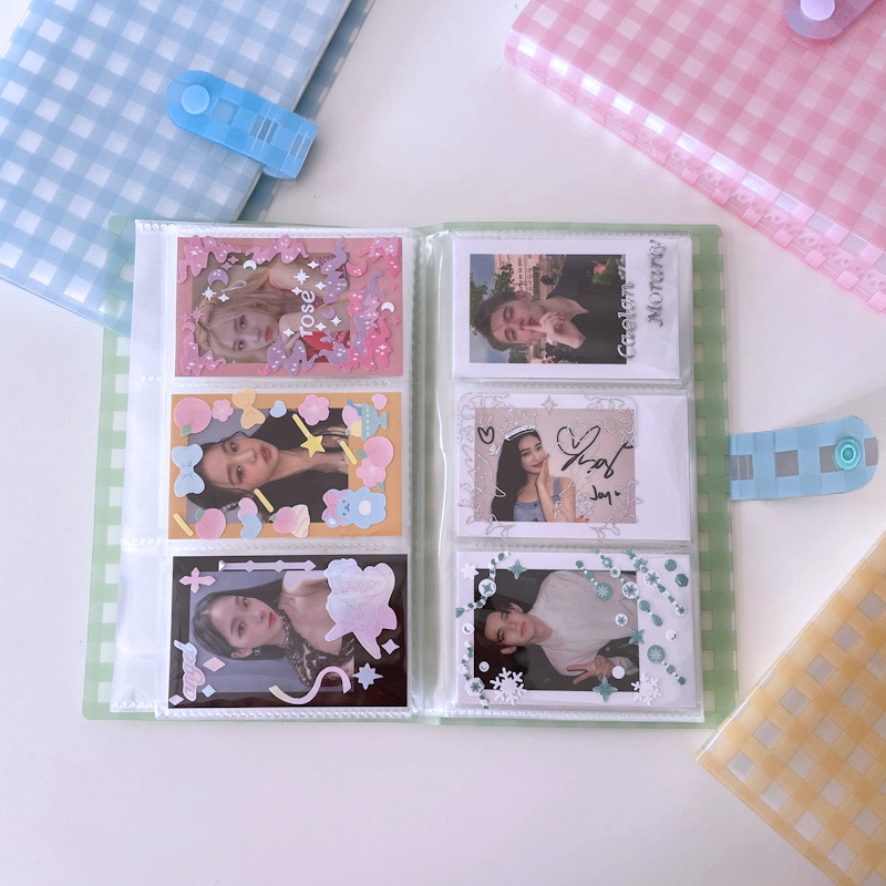 Gingham Photo Card Album (4 Colours)