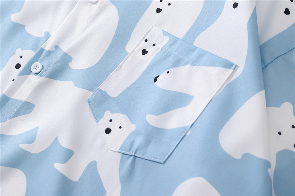 Polar Bear Short Sleeved Blouse (2 Colours)