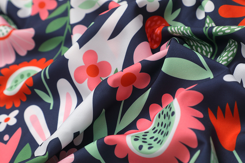 Bunny Print Short Sleeved Blouse