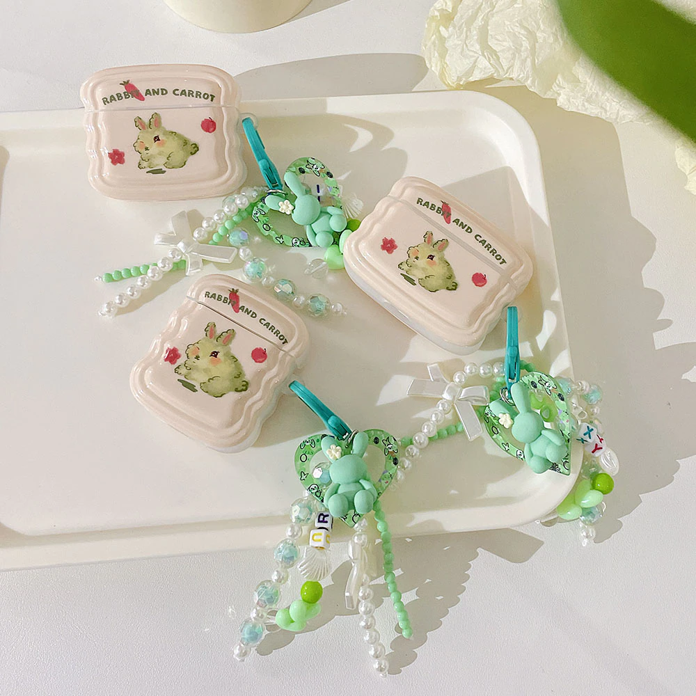 Rabbit and Carrot AirPods Charger Case Cover