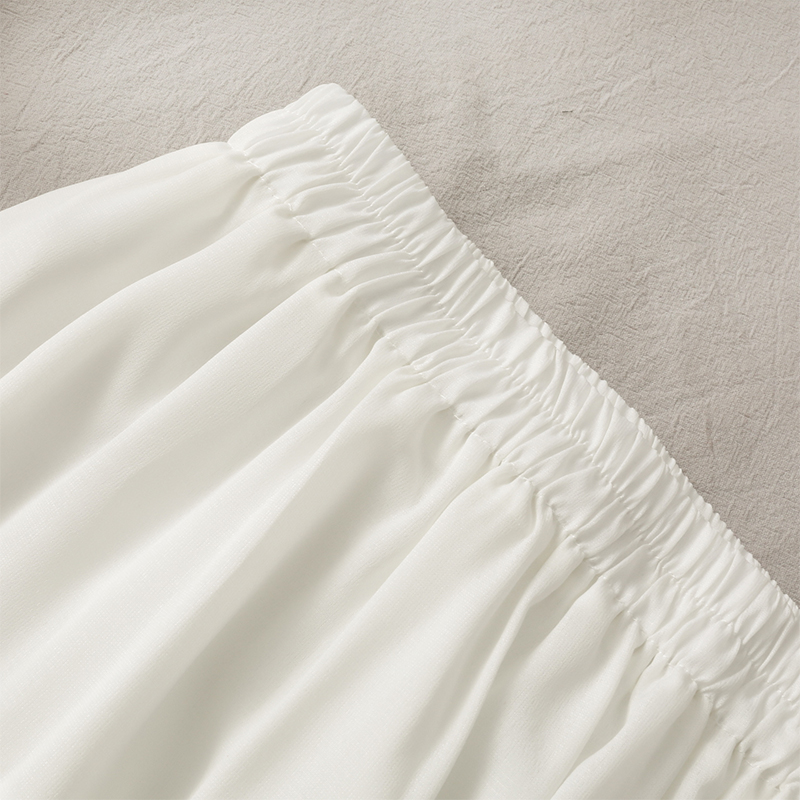 Panelled Frill Pleat Skirt (2 Colours)