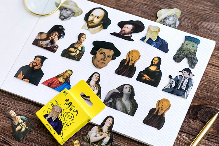 Classical Art Stickers - Ice Cream Cake