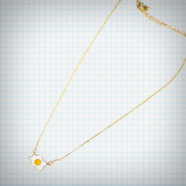 Fried Egg Necklace - Ice Cream Cake