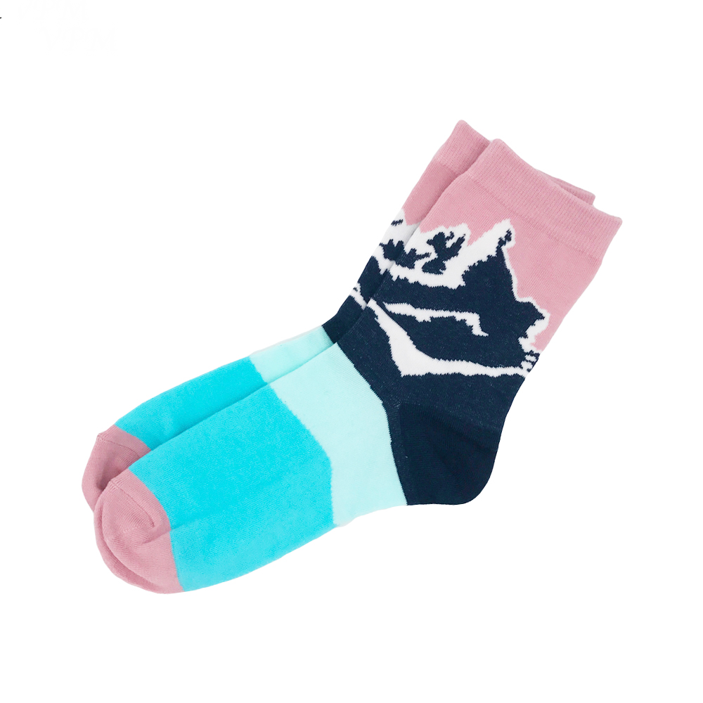 Pink Mountain Socks - Ice Cream Cake