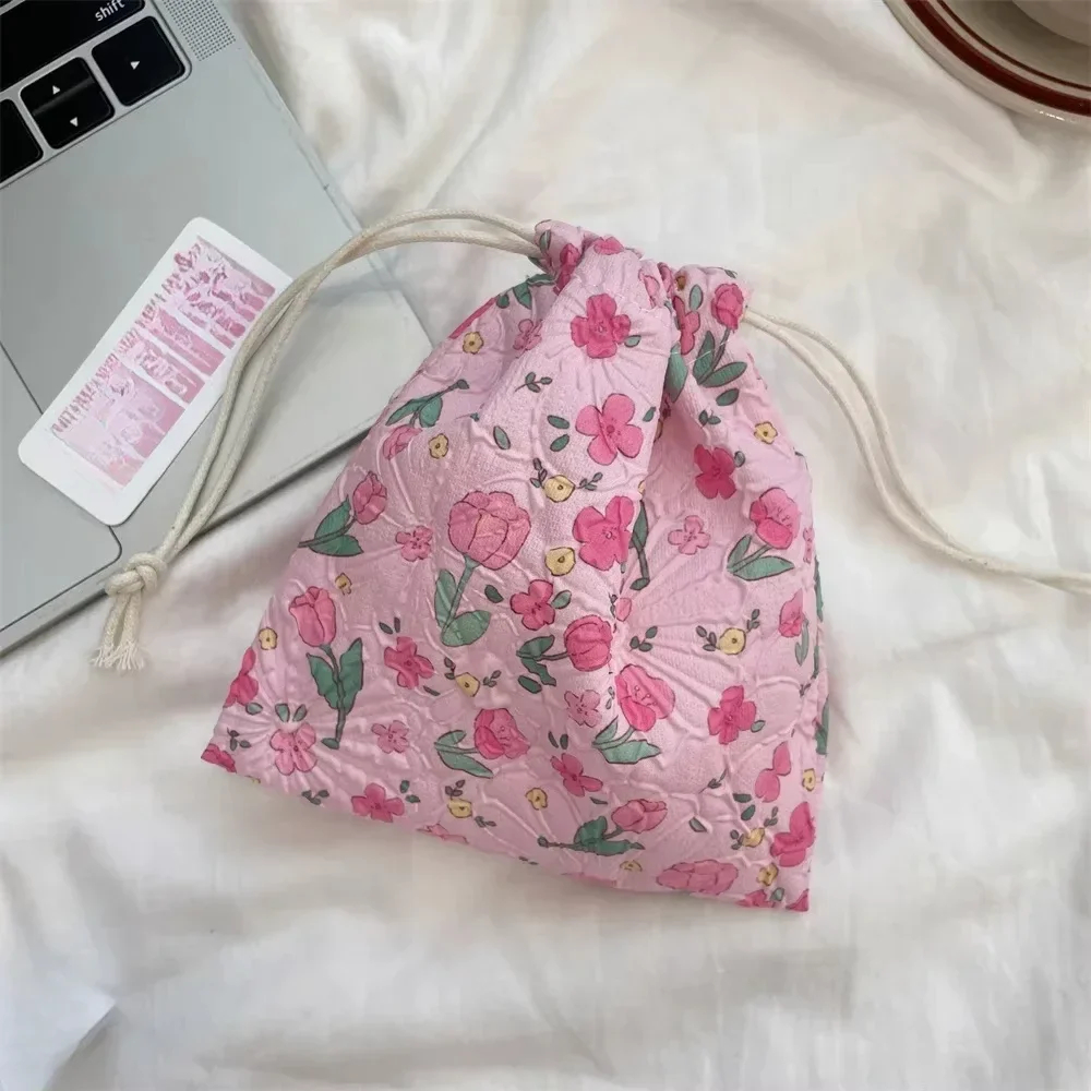 Cottage Grandma Drawstring Pouch (13 Designs) - Ice Cream Cake