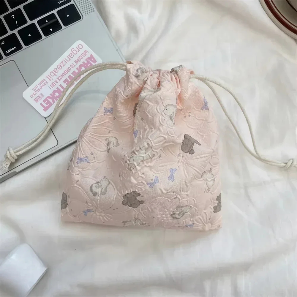 Cottage Grandma Drawstring Pouch (13 Designs) - Ice Cream Cake