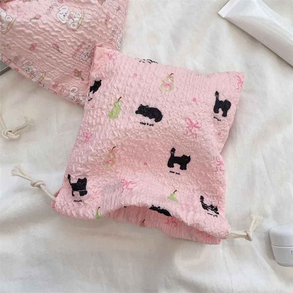 Cottage Grandma Drawstring Pouch (13 Designs) - Ice Cream Cake