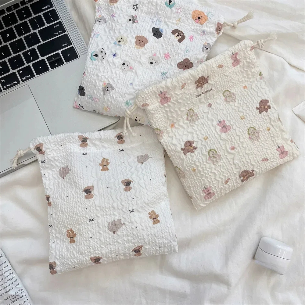 Cottage Grandma Drawstring Pouch (13 Designs) - Ice Cream Cake