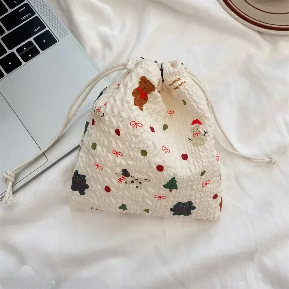 Cottage Grandma Drawstring Pouch (13 Designs) - Ice Cream Cake