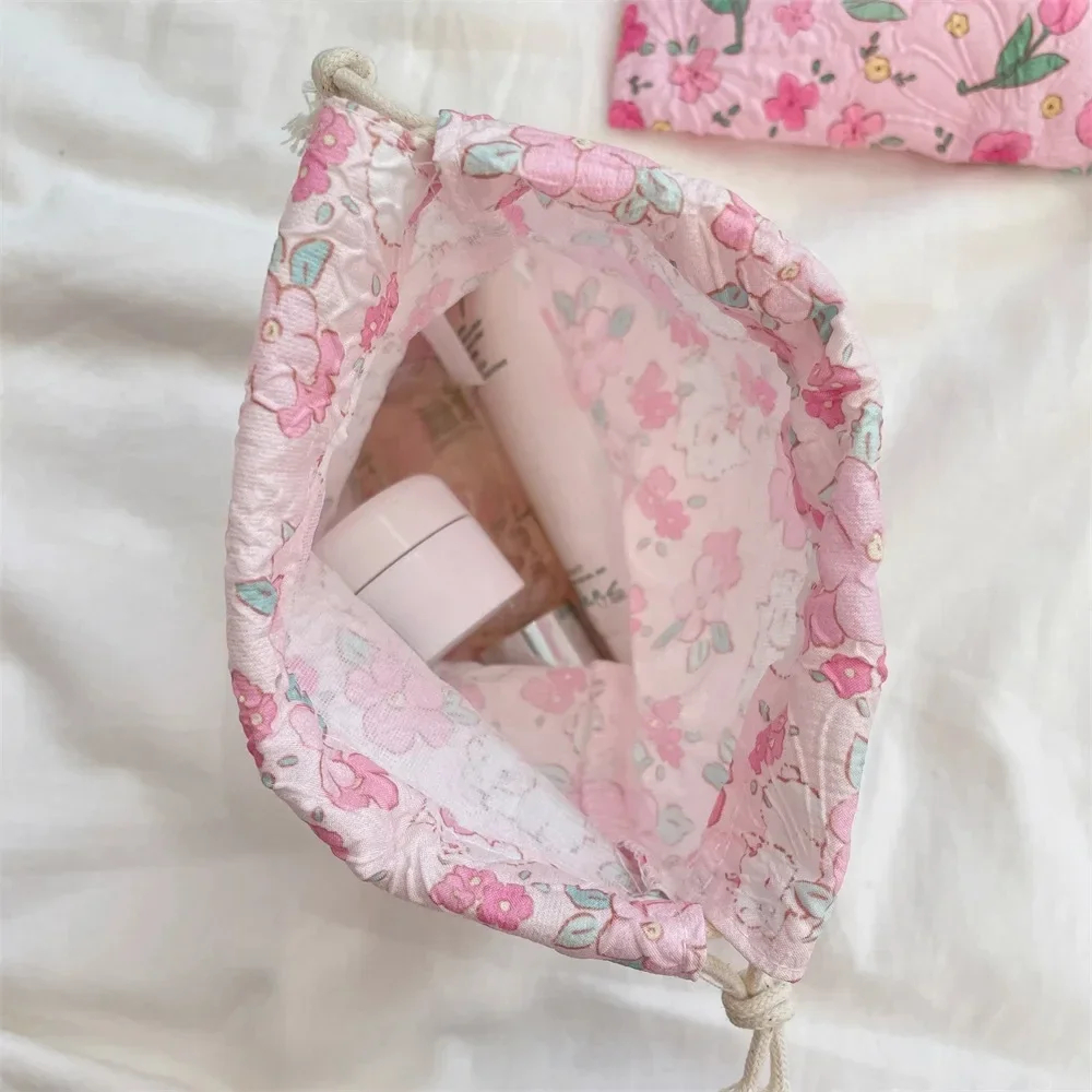 Cottage Grandma Drawstring Pouch (13 Designs) - Ice Cream Cake