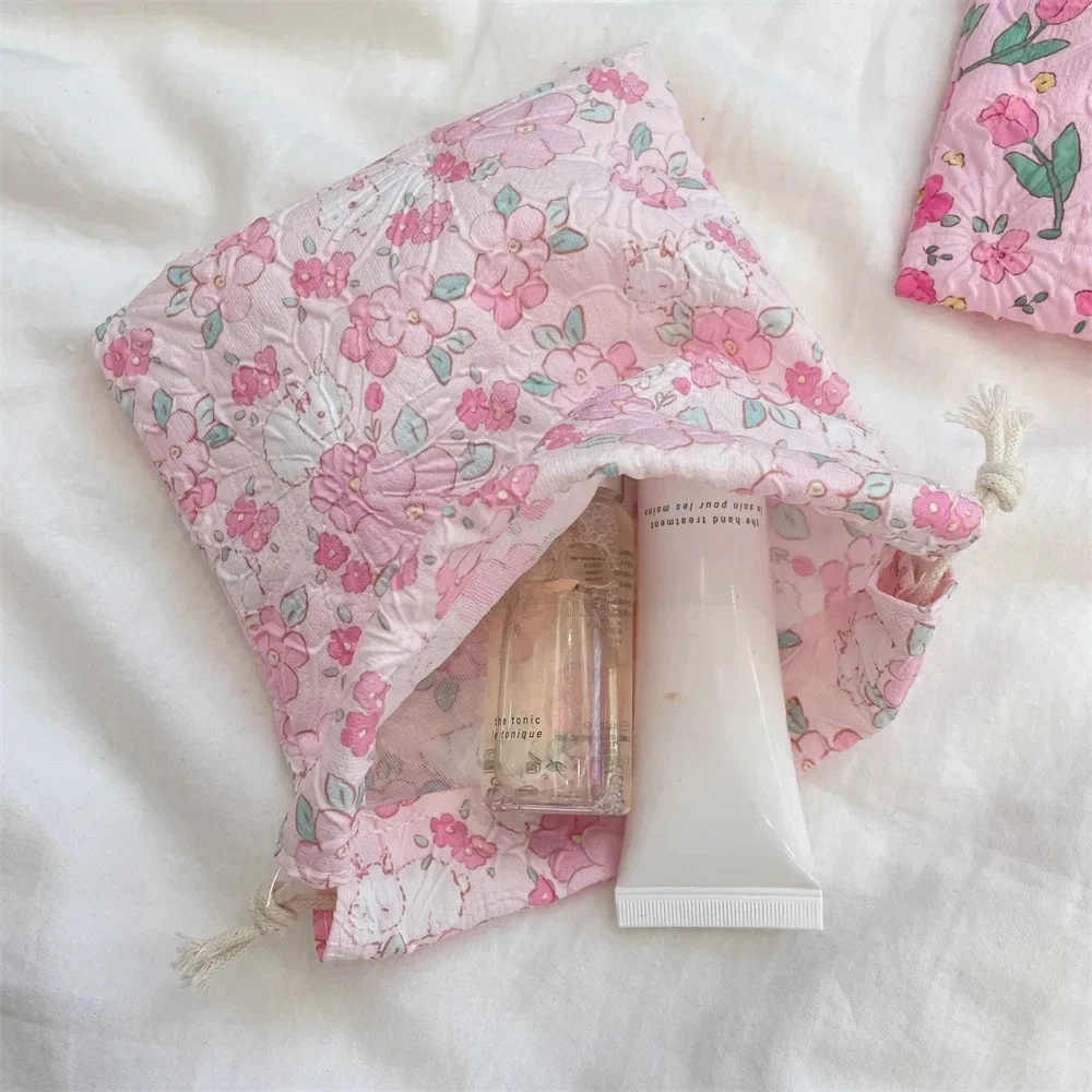 Cottage Grandma Drawstring Pouch (13 Designs) - Ice Cream Cake
