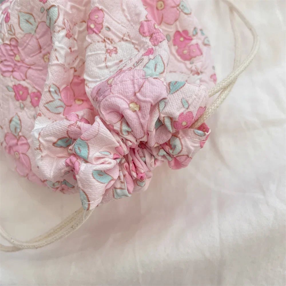 Cottage Grandma Drawstring Pouch (13 Designs) - Ice Cream Cake
