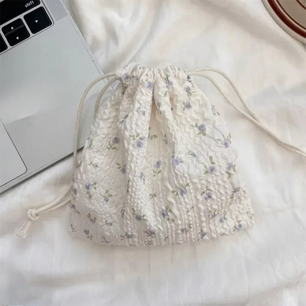 Cottage Grandma Drawstring Pouch (13 Designs) - Ice Cream Cake