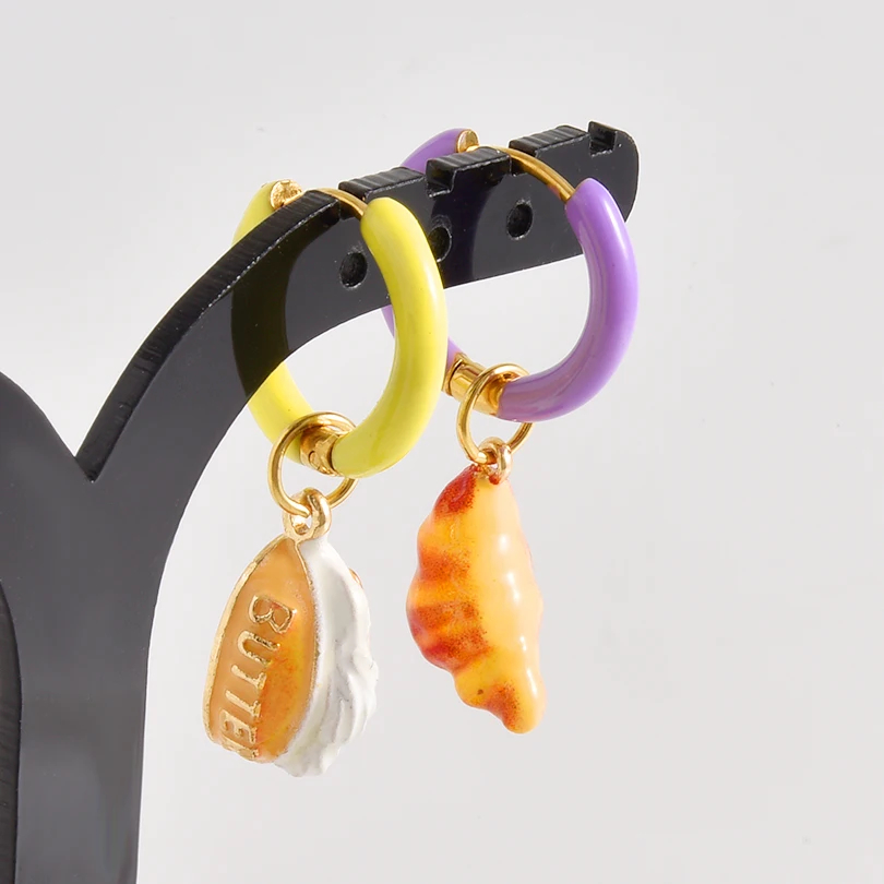Mismatched Dopamine Charm Earrings (25 Designs) - Ice Cream Cake