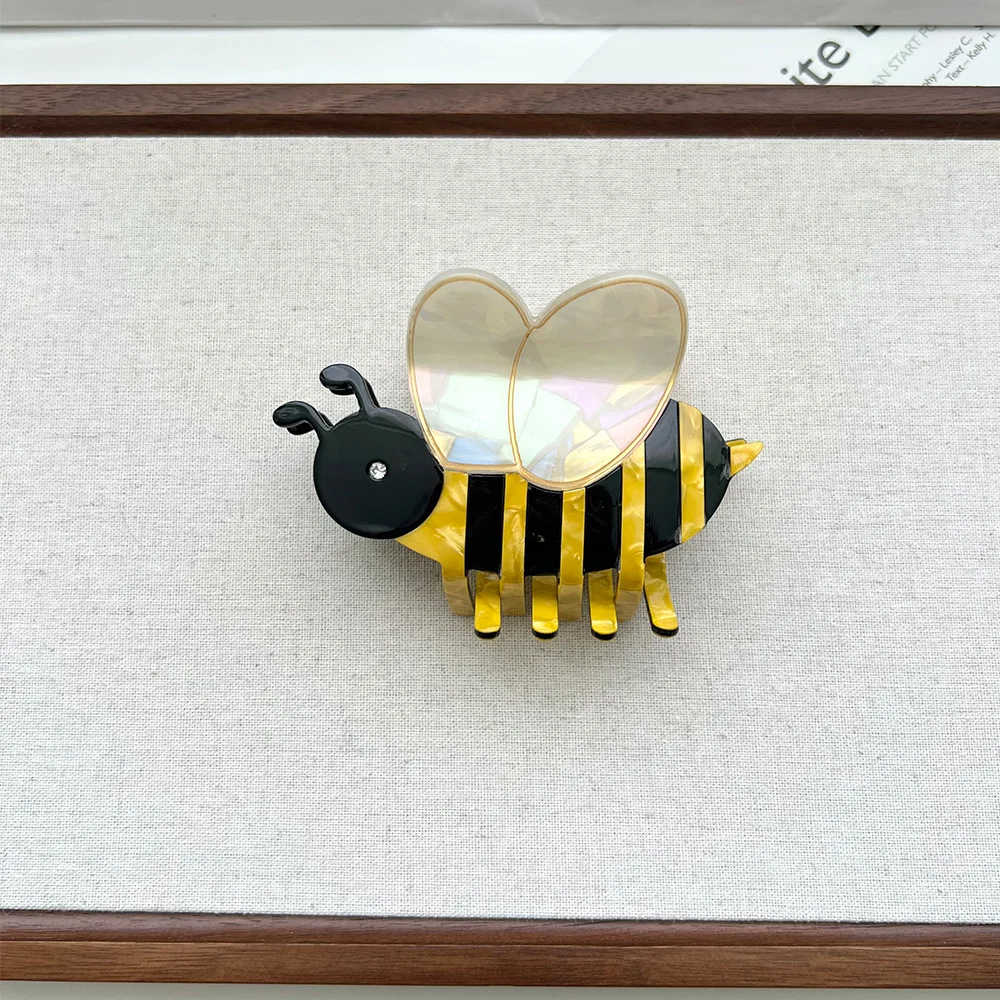 Honeybee Acrylic Hair Claw Clip