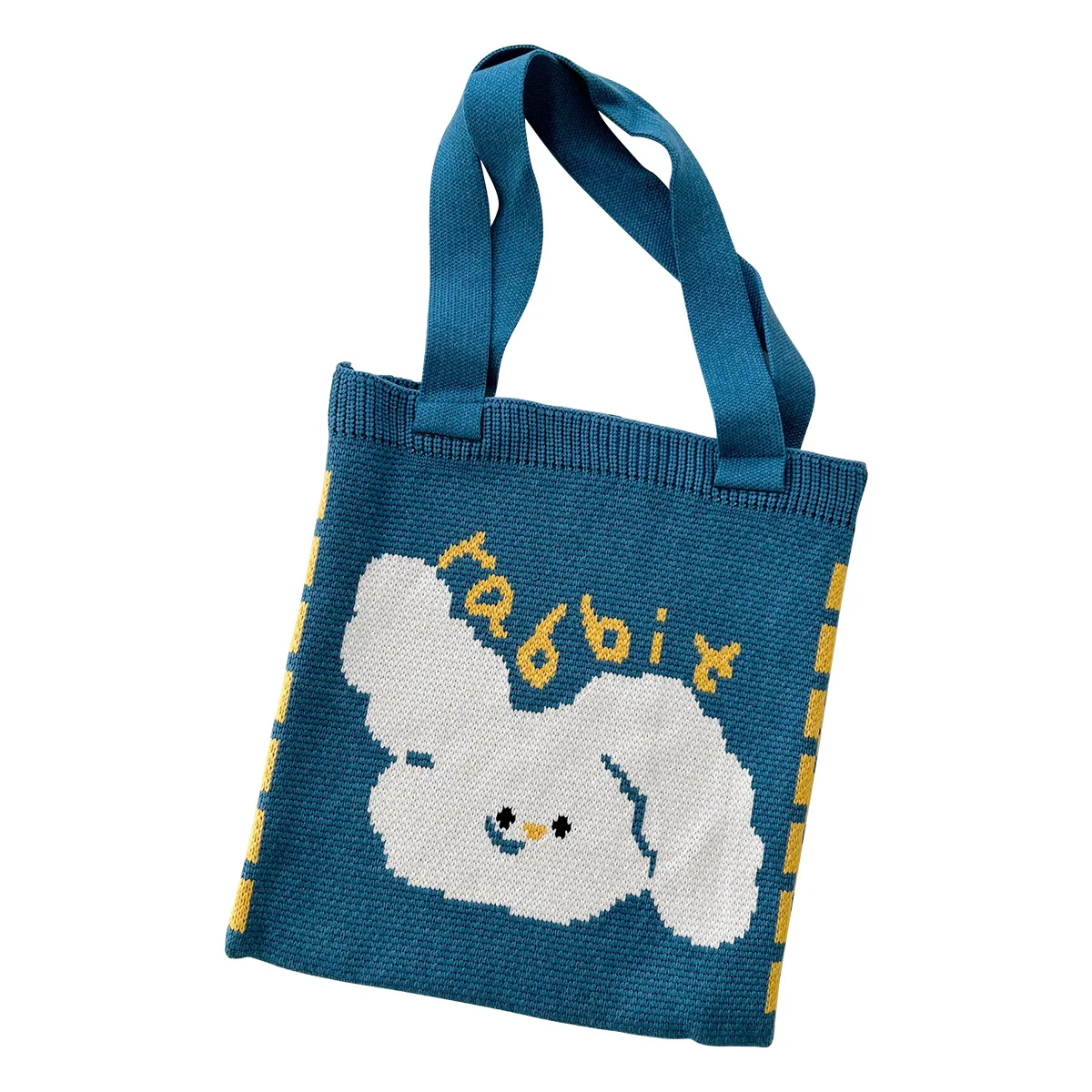 Knitted Bunny Tote (5 Designs) - Ice Cream Cake