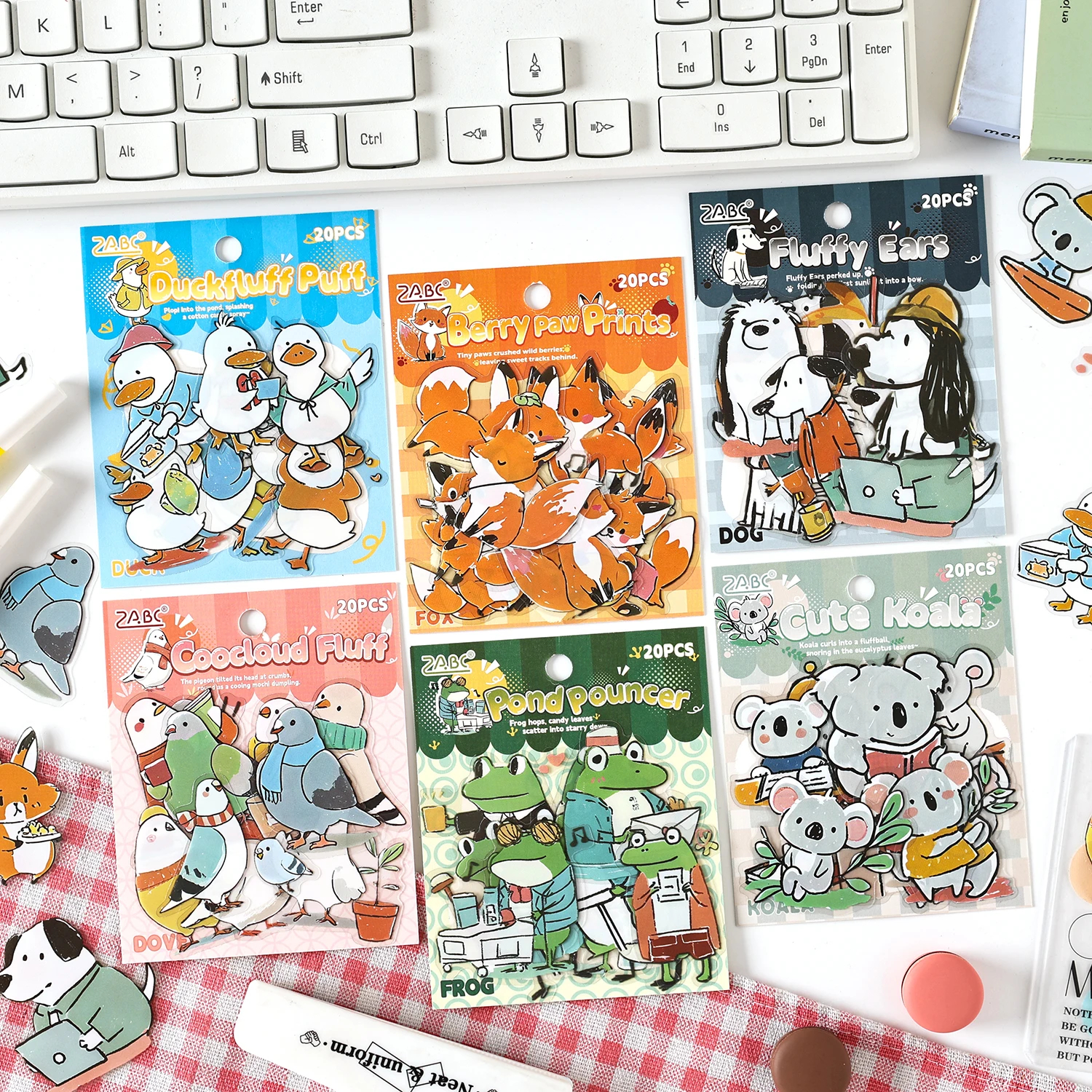 Animal stickers