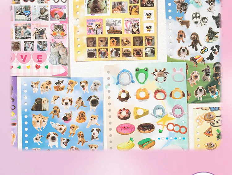 Cats and Dogs Serotonin Sticker Book (30 Pages)