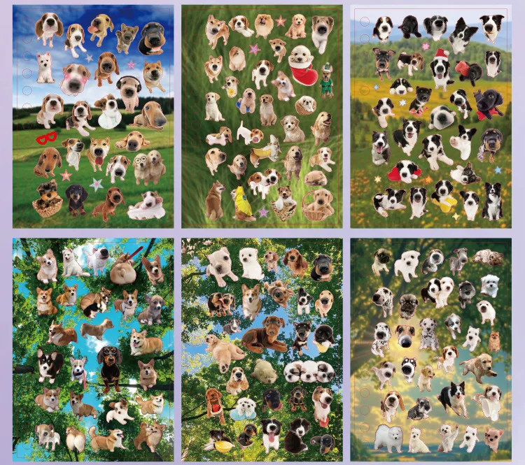 Cats and Dogs Serotonin Sticker Book (30 Pages)