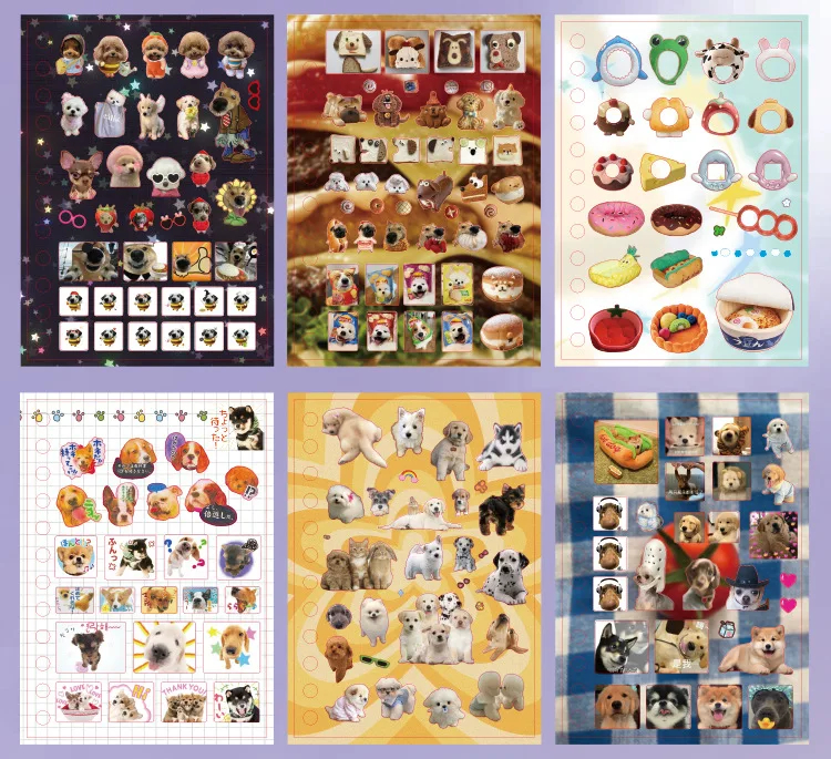 Cats and Dogs Serotonin Sticker Book (30 Pages)