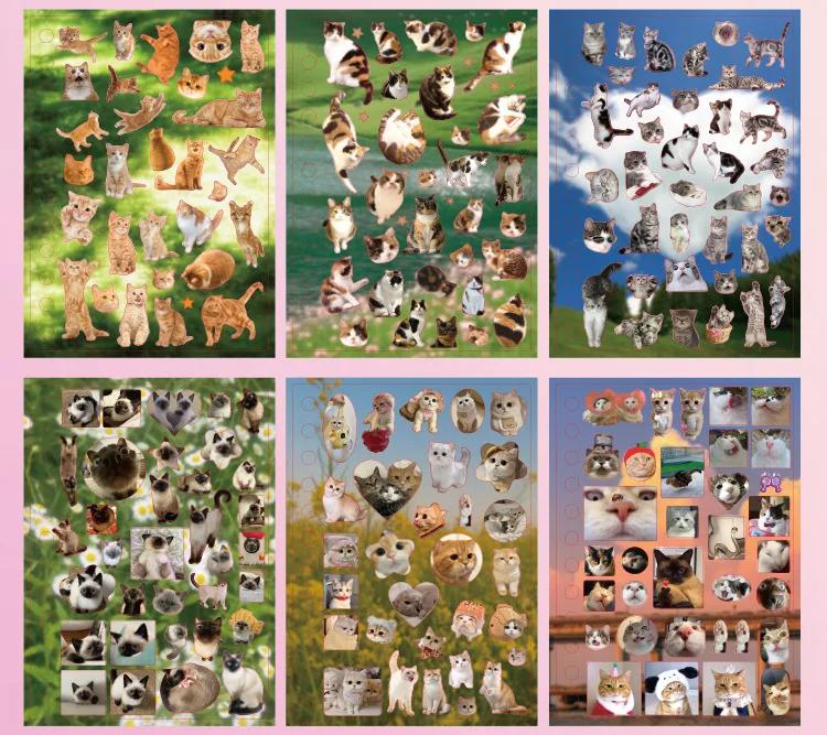 Cats and Dogs Serotonin Sticker Book (30 Pages)