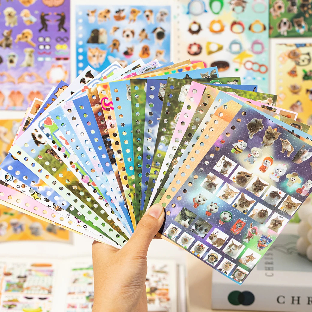 Cats and Dogs Serotonin Sticker Book (30 Pages)