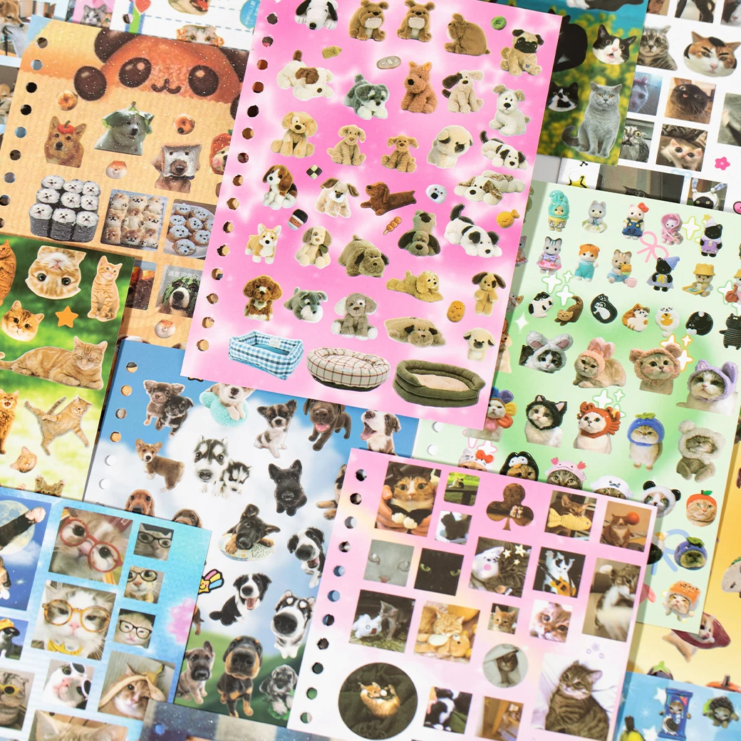 Cats and Dogs Serotonin Sticker Book (30 Pages)