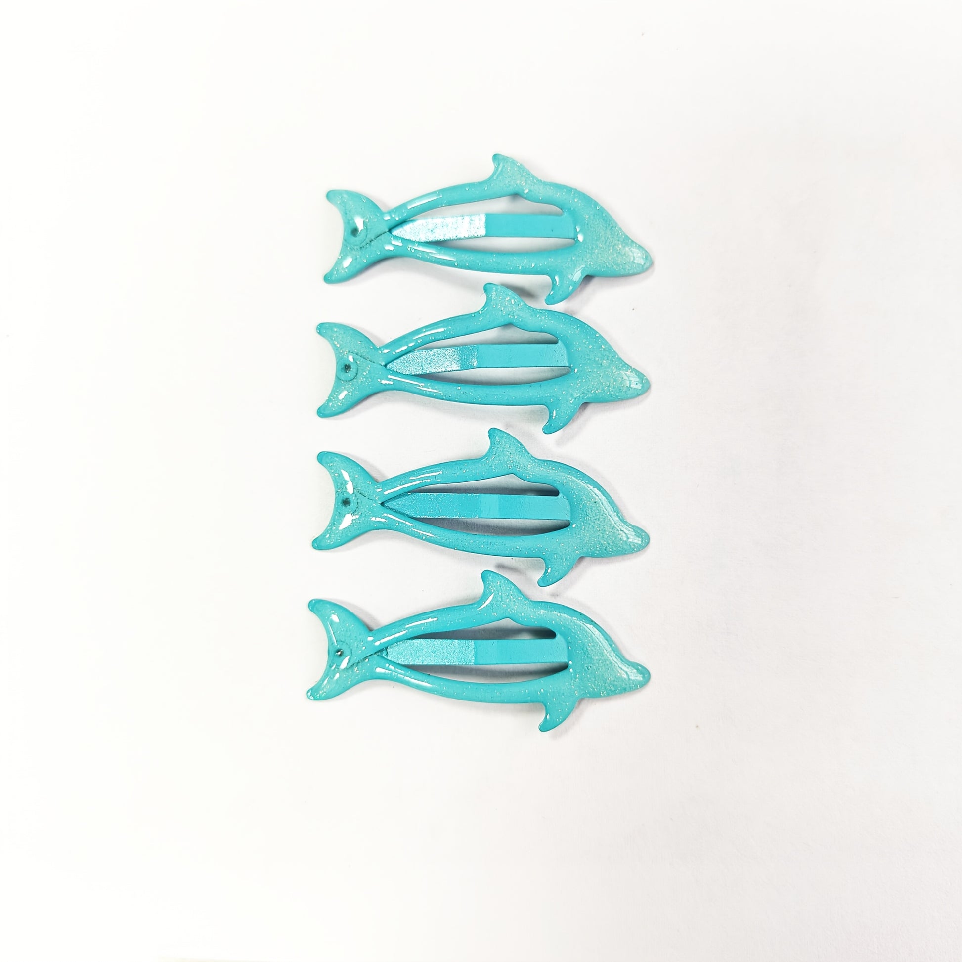 Dolphin Hair Clips (Set of 4) - Ice Cream Cake