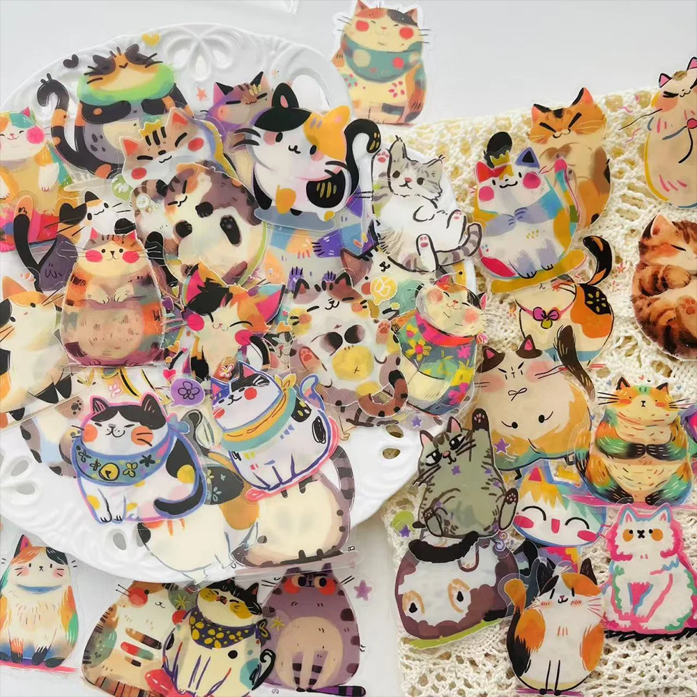 Kitty Cat Sticker Set (50 Stickers)