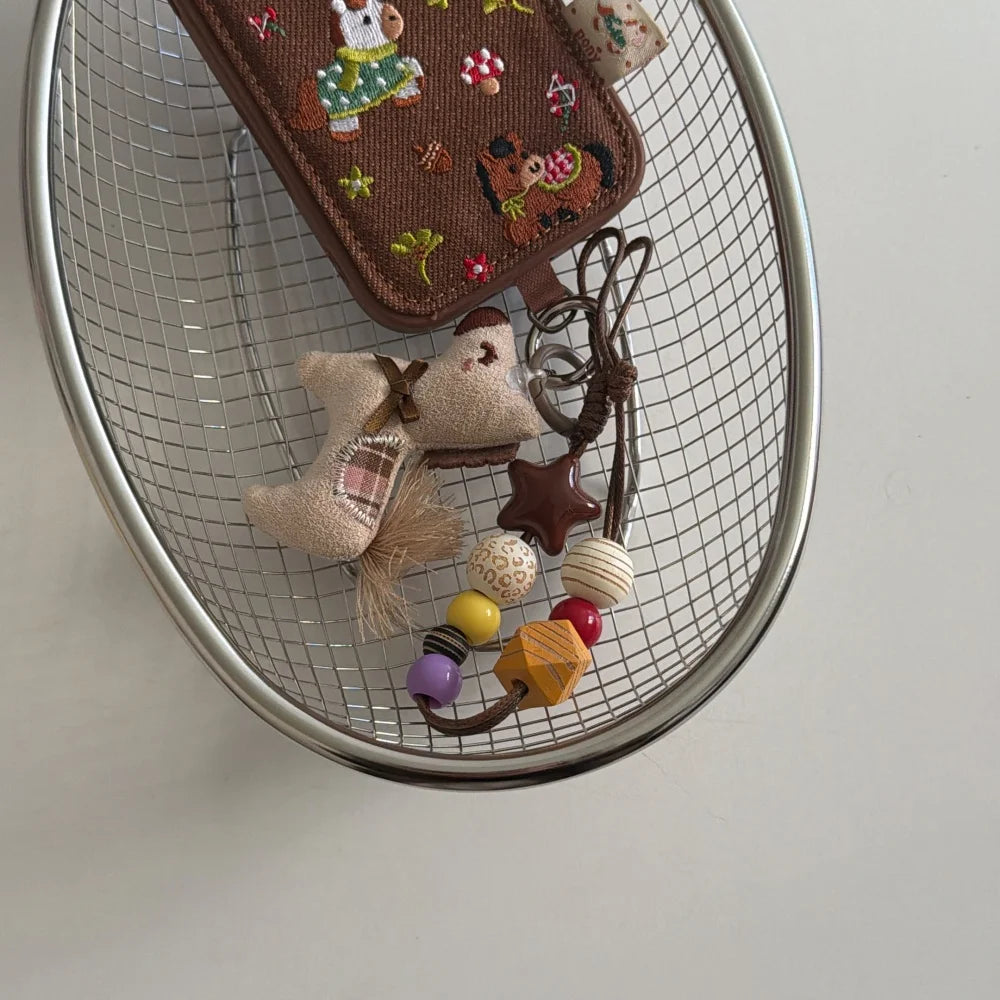 Cute fashion embroidered three ponies phone case for iPhone 17 16 ProMax 14 15 Pro fundas simple new shockproof protective case - Ice Cream Cake