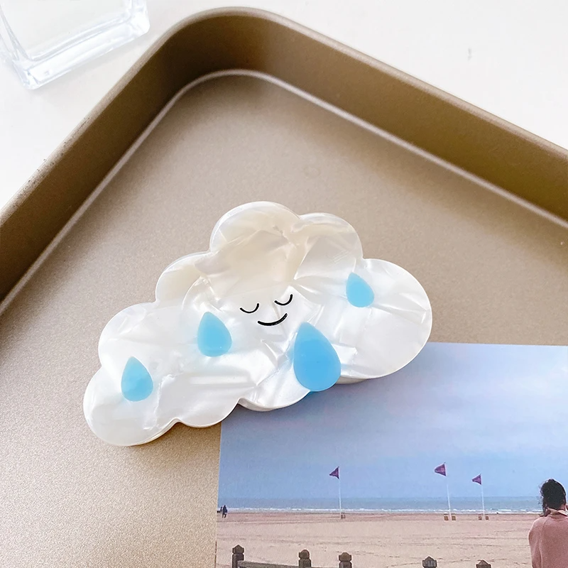 Happy Clouds Hair Claw Clip (3 Designs)