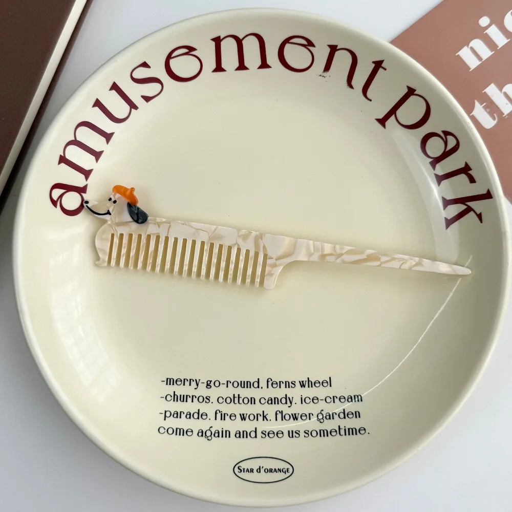 Acrylic Animal Hair Comb