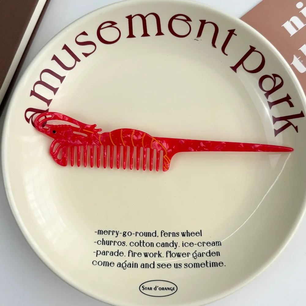 Acrylic Animal Hair Comb