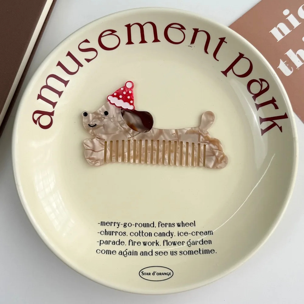 Acrylic Animal Hair Comb