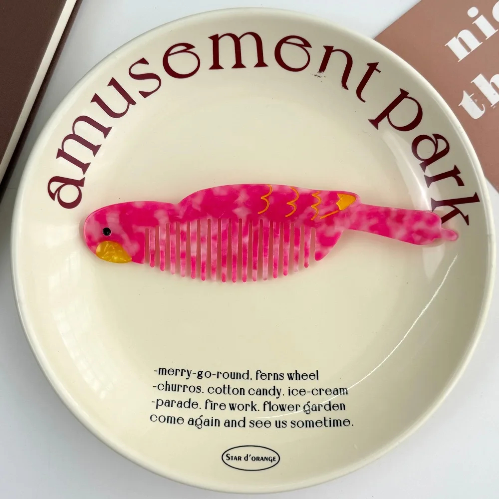 Acrylic Animal Hair Comb