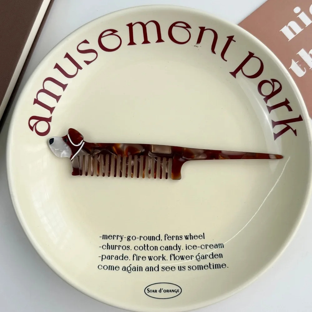 Acrylic Animal Hair Comb