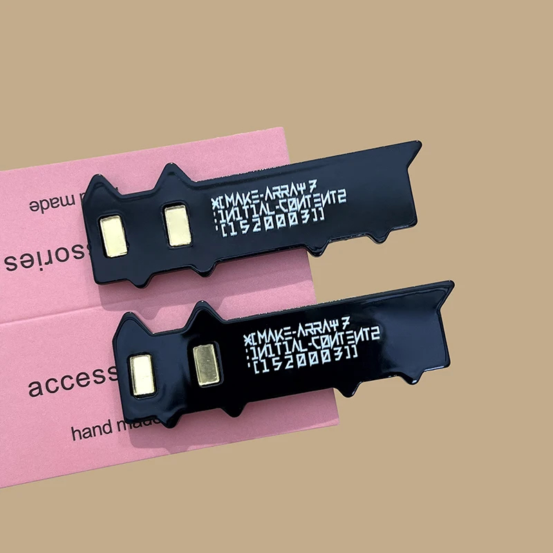y2K Techy Cat Hair Clip (set of 2) - Ice Cream Cake