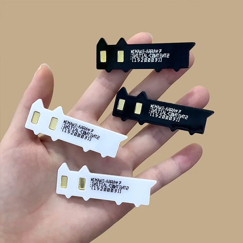 y2K Techy Cat Hair Clip (set of 2) - Ice Cream Cake
