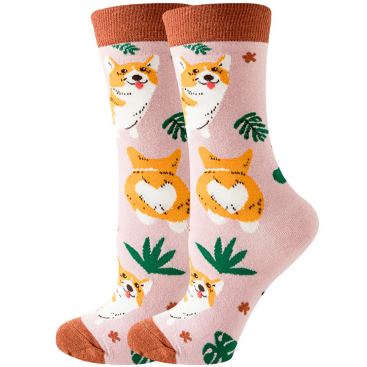 Cutie Corgi Ankle Socks