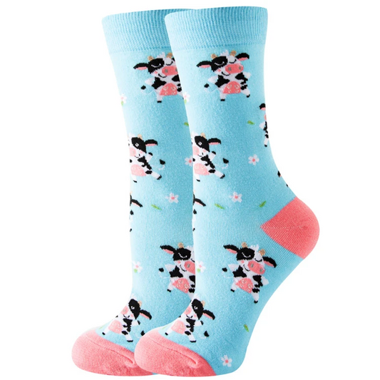 Happy Cow Ankle Socks