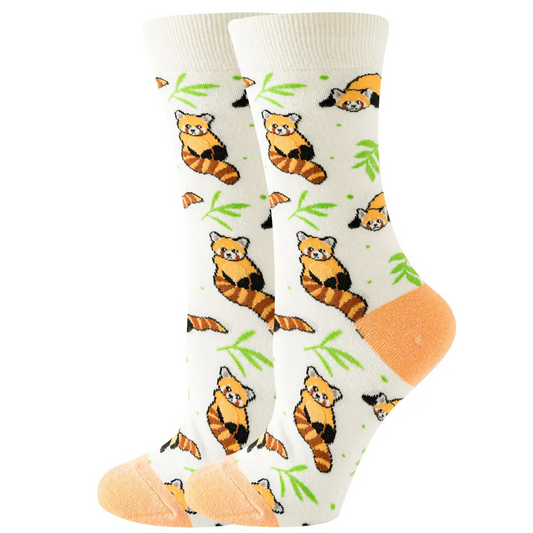 Red Panda Ankle Socks