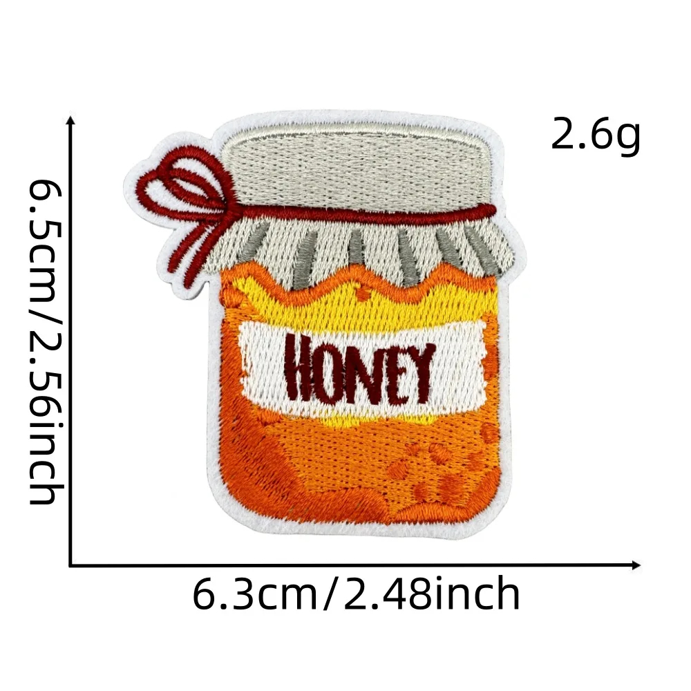 Autumn Themed Embroidered Iron-On Patches