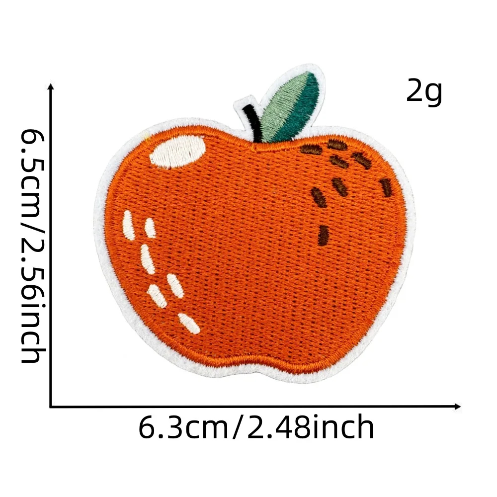 Autumn Themed Embroidered Iron-On Patches