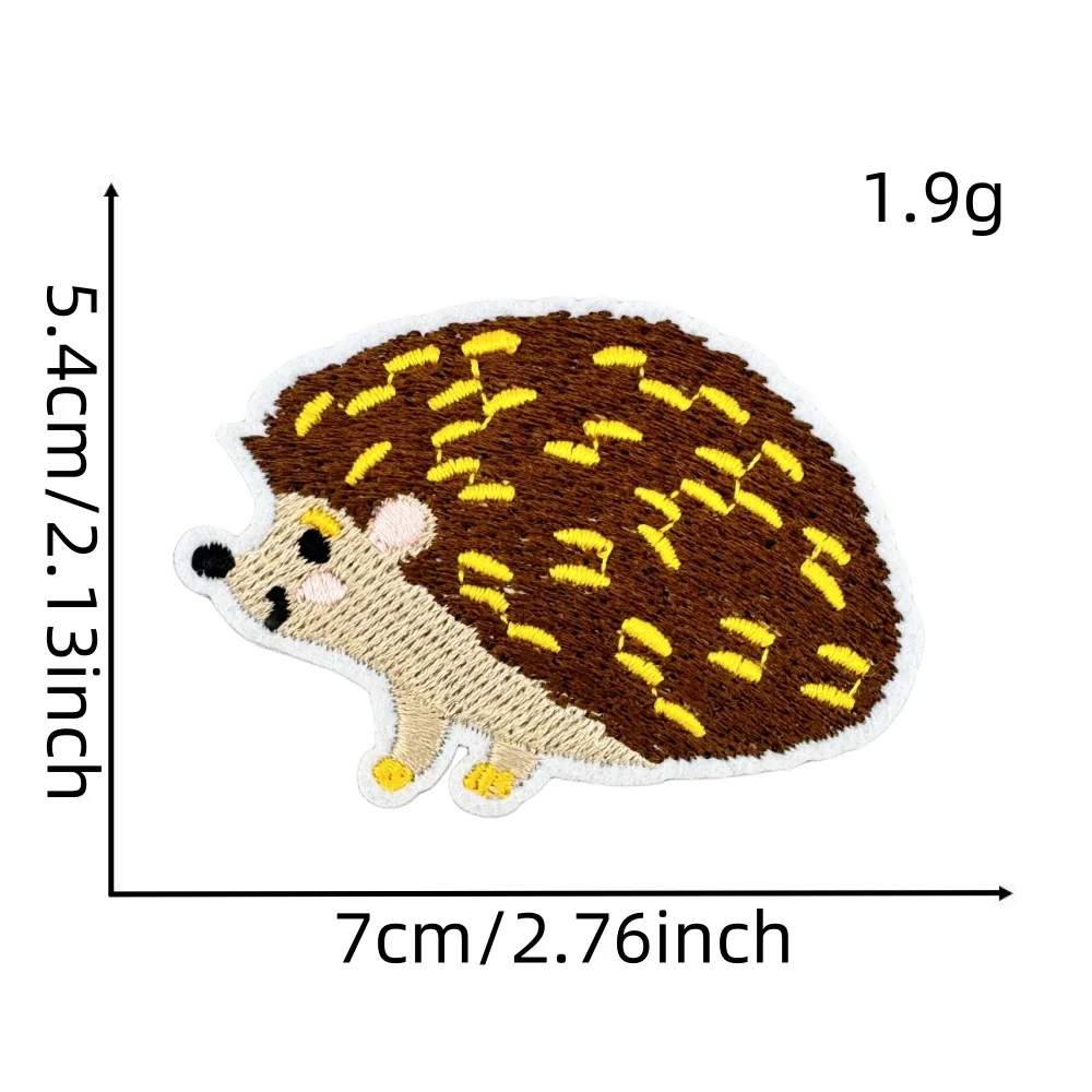 Autumn Themed Embroidered Iron-On Patches