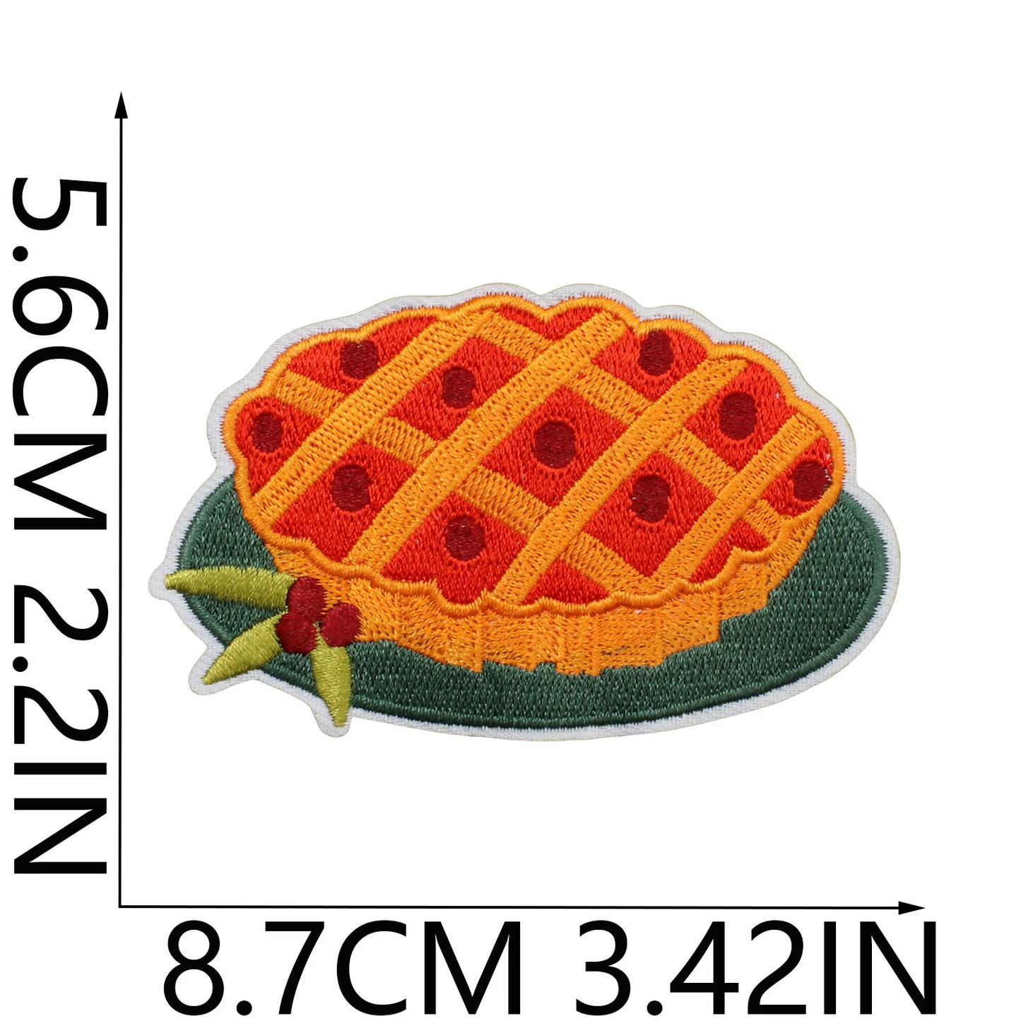 Autumn Themed Embroidered Iron-On Patches