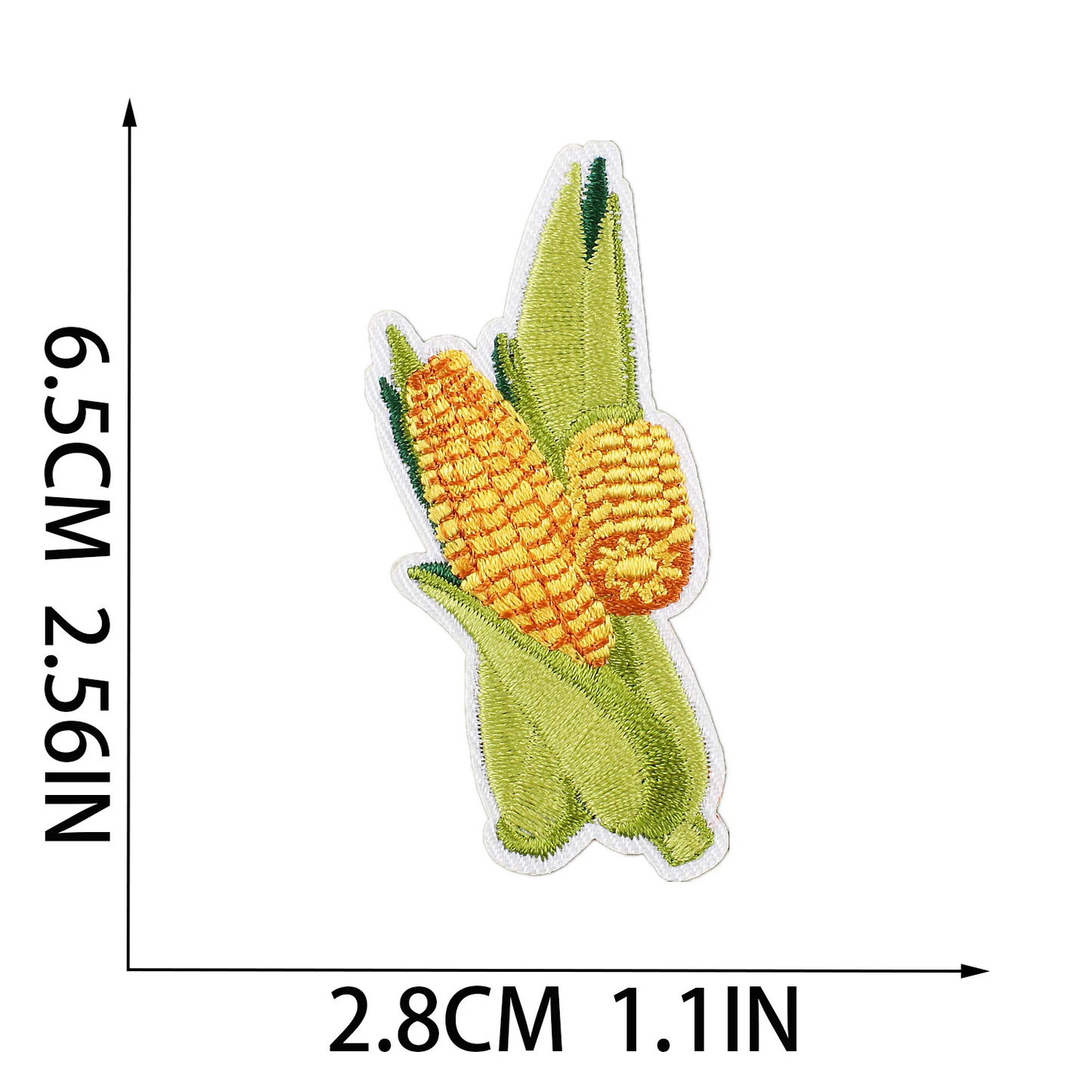 Autumn Themed Embroidered Iron-On Patches